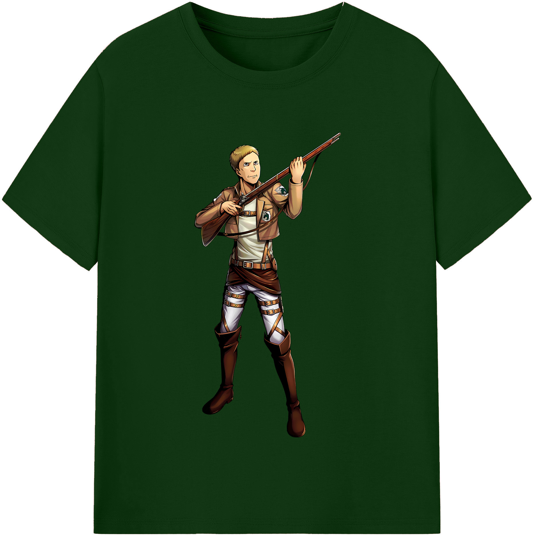 （画像用） 進撃の巨人 Attack on Titan 綿100％半袖Tシャツ（フロントプリント）